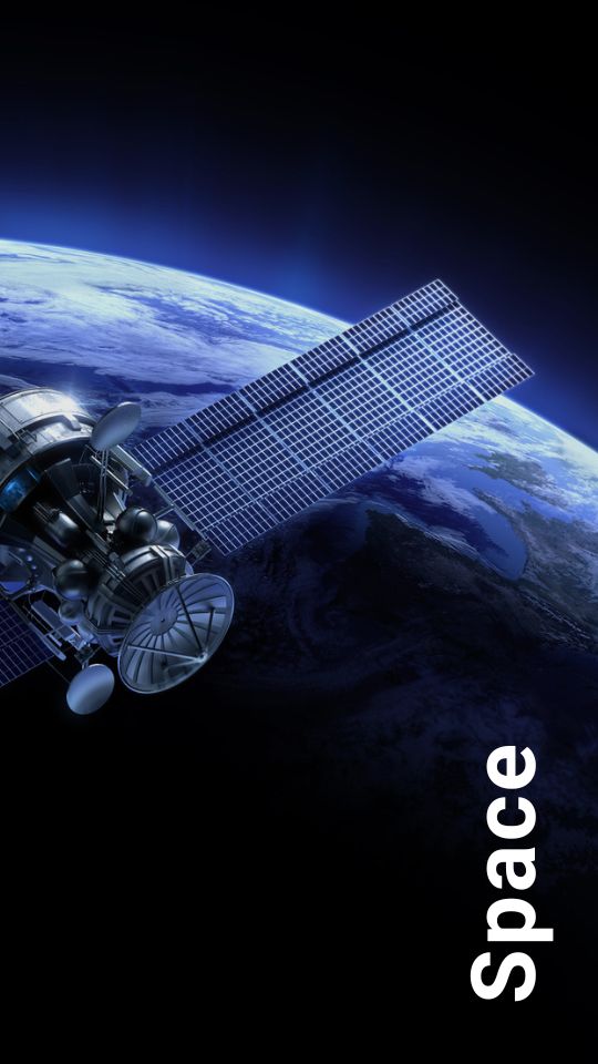 Quantum security for space and satellite image banner