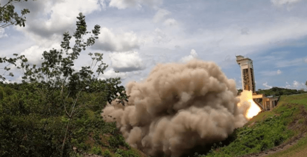 Successful final test firing of the P120C solid rocket motor Ariane 6