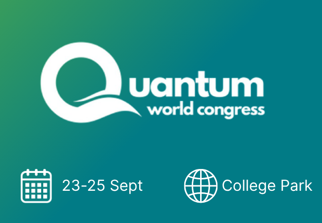 Quantum World Congress 2026, 23–25 сентября, Колледж-Парк