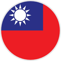 circular Taiwan flag