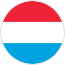 circular luxembourg flag