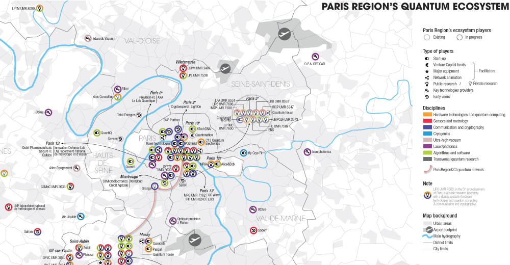 quantum technologies in France advances in Paris region of France